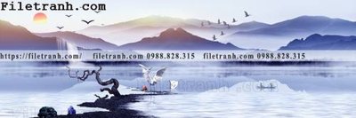 Cung cấp file tranh gốc Tranh treo phong canh muc gio 215 độc quyền