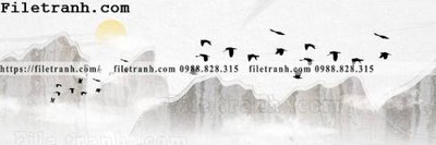 Ảnh gốc Tranh treo phong canh muc gio 244 (độ nét cao) in tráng gương