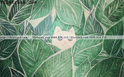 Mua file gốc Tuong nen la cay phong cach Bac Au 104 (in ấn) tại Filetranh.com