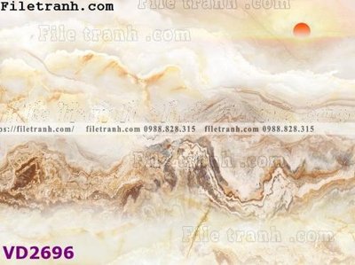 File gốc File in vân đá cẩm thạch VD2696 (in tráng gương) sang trọng