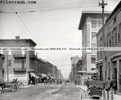 File tranh Vicksburg_ 1910 (gốc) chủ đề thành phố