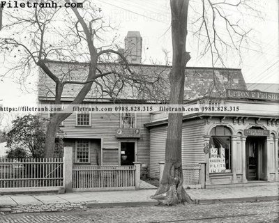 File gốc Ye Old Witch House_ 1901 (in lụa) cao cấp