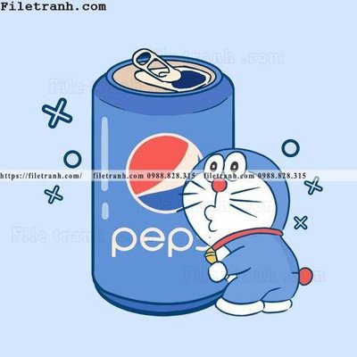 File in ấn avatar Doremon 100 (bản gốc) cao cấp