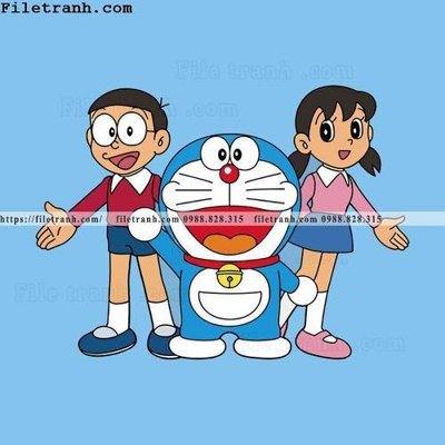 File gốc avatar Doremon 126 (thiết kế) cho in ấn