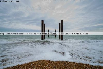 Download file gốc bai bien dai duong 224 (in lụa) tranh 3D