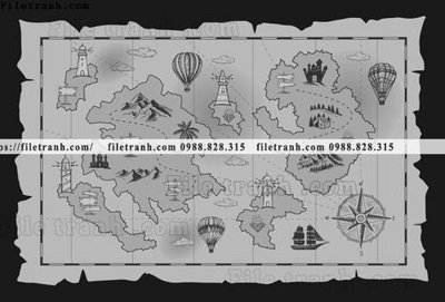 File gốc ban do dinh vi thoi xua 1503 (phong cách) tối giản