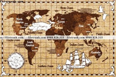 Download file gốc ban do the gioi (1) (in mica) 3D