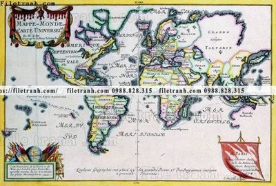 Ảnh gốc ban do the gioi co 154 (độ nét cao) in mica