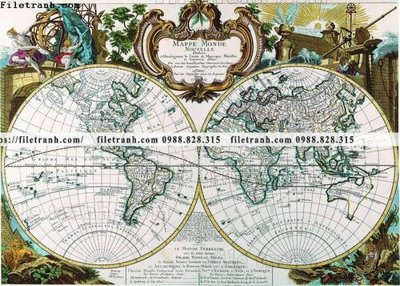 File gốc ban do the gioi co 157 (in lụa) tranh thuận buồm