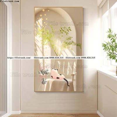 File tranh gốc binh hoa va cay bac au 516 (bản đẹp) độc quyền