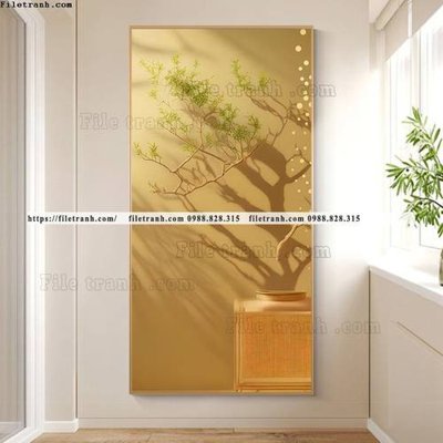 Download file gốc binh hoa va cay phong cach bac au 536 (in mica) trong suốt