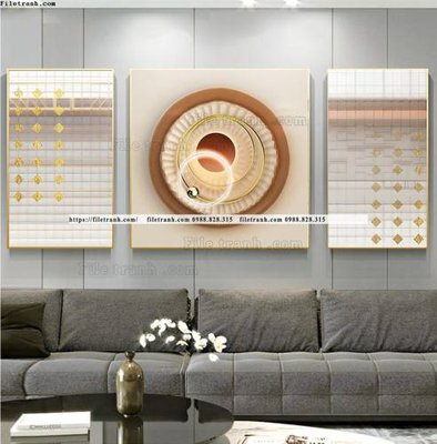 Download file gốc bo ba hinh hoc sang trong nhe nhang 502 (in lụa) tranh 3D