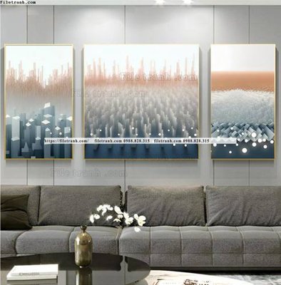 File in trần bo ba hinh hoc sang trong nhe nhang 516 (bản gốc 3D) sống động