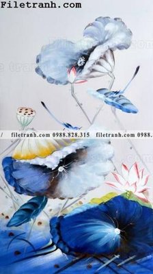 File gốc bong hoa sen trung quoc 145 (in tráng gương) sang trọng