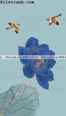 Download file gốc bong hoa sen trung quoc 155 (in mica) trang trí