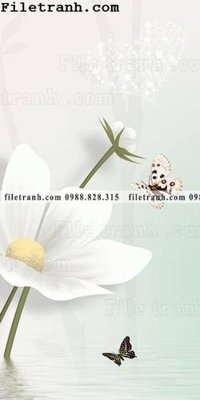 File tranh in trần bong hoa sen trung quoc 169 (ảnh gốc siêu nét)