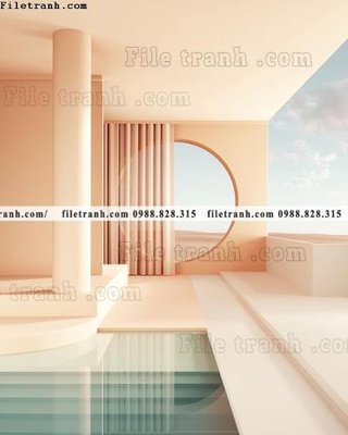 Tải file buc anh cam nhan ve khong gian cua Morandi 628 (ảnh gốc) in gạch men