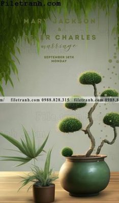 File in lụa buc anh cay xanh anh sang va bong toi phong cach Bac Au 134 (chất lượng cao) buc anh cay xanh anh sang va bong toi phong cach Bac Au 134