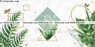 File gốc buc anh cay xanh kieu Anh phong cach Bac Au 169 (in lụa) cao cấp