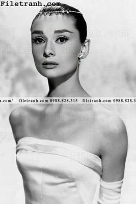 File tranh buc anh cua Audrey Hepburn 112 (ảnh gốc) chi tiết rõ ràng