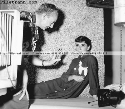 Chi tiết file tranh tráng gương buc anh cua Audrey Hepburn 130 (ảnh gốc)