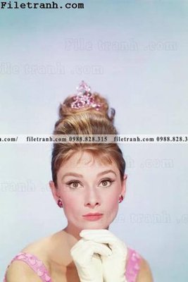 File gốc buc anh cua Audrey Hepburn 241 (thiết kế) cho in ấn