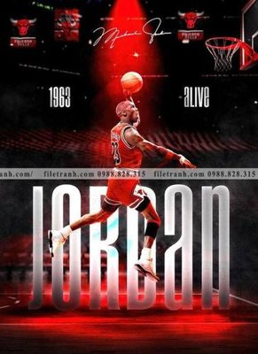 File tranh buc anh cua NBA Jordan 106 (ảnh gốc) chi tiết rõ ràng