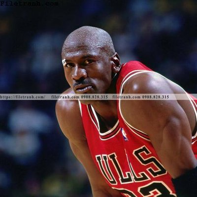 File tranh buc anh cua NBA Jordan 147 (bản gốc) in lụa 5D