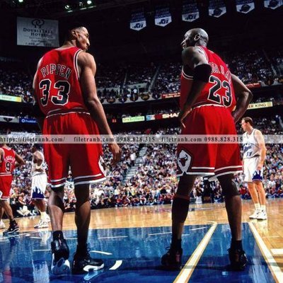 File gốc buc anh cua NBA Jordan 154 (in lụa) tranh thuận buồm