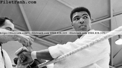 Hình ảnh file gốc in lụa buc anh cua nha vo dich quyen anh Ali Tyson 216