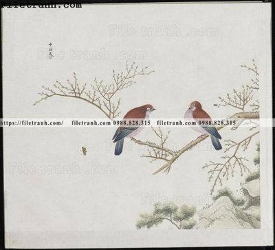Download file buc anh hoa co chim muong mau sac nhe nhang 144 (gốc) cho xưởng in