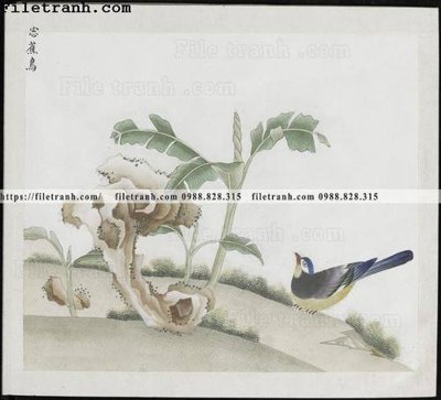 File gốc in ấn buc anh hoa co chim muong mau sac nhe nhang 227 (sẵn sàng tải về)