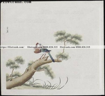 Tải file tranh buc anh hoa co chim muong mau sac nhe nhang 374 (ảnh gốc) ngay