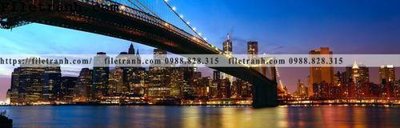 File tranh buc anh phong canh thanh pho sieu rong 151 (bản gốc) in lụa dán tường