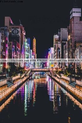 Download file buc anh thanh pho doc 534 (gốc) in mica cao cấp