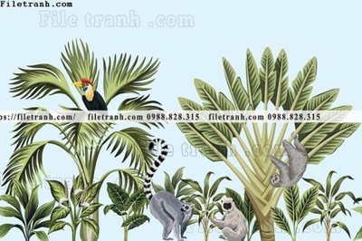 File in ấn buc anh ve la rung cay nhiet doi chau Au co dien143 (bản gốc) cao cấp