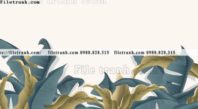 Tệp tin gốc buc anh ve la rung cay nhiet doi chau Au co dien196 (dùng cho in ấn) chuyên nghiệp