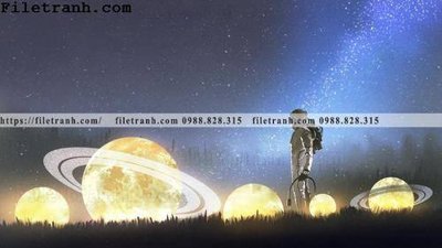 File tranh in trần buc anh ve phi hanh gia khoa hoc vien tuong 102 (ảnh gốc siêu nét)