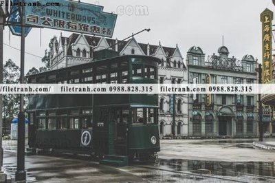 File gốc buc anh ve pho co Thuong Hai 658 (in ấn) màu sắc trung thực