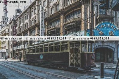 Mua file tranh gốc buc anh ve pho co Thuong Hai 667 tại Filetranh.com