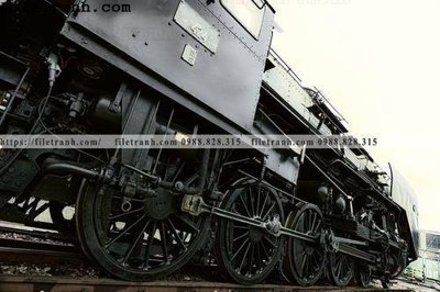 Tải file buc anh ve tau hoi nuoc 119 (gốc) chủ đề hoa sen