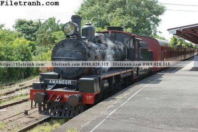 File gốc buc anh ve tau hoi nuoc 186 (in tráng gương) nghệ thuật