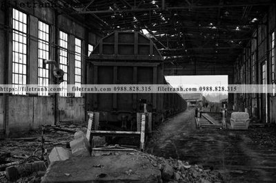 File tranh buc anh ve tau hoi nuoc 203 (bản gốc) in lụa dán tường