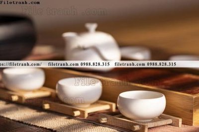 File gốc buc anh ve van hoa tra dao Trung Quoc 161 (in lụa) hoa văn cổ điển