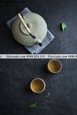 File in mica buc anh ve van hoa tra dao Trung Quoc 208 (ảnh gốc) đẹp