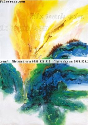 Tải về hình ảnh gốc buc tranh Thien truu tuong moi cua Trung Quoc 602 sắc nét