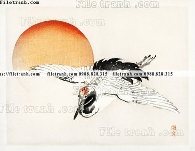 File in trần buc tranh co Nhat Ban 132 (bản gốc) trời sao