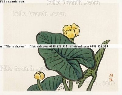 File tranh buc tranh co Nhat Ban 162 (ảnh gốc) in trần nhà