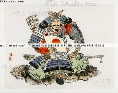 File tranh quảng cáo buc tranh co Nhat Ban 181 (file gốc) chuyên nghiệp