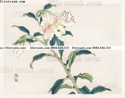 File tranh ảnh gốc buc tranh co Nhat Ban 195 dùng cho in khổ lớn